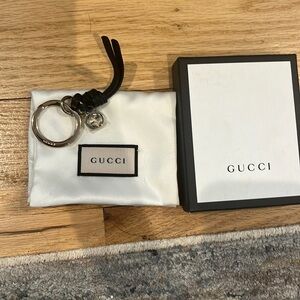 Gucci keychain with pouch and box. Brand new